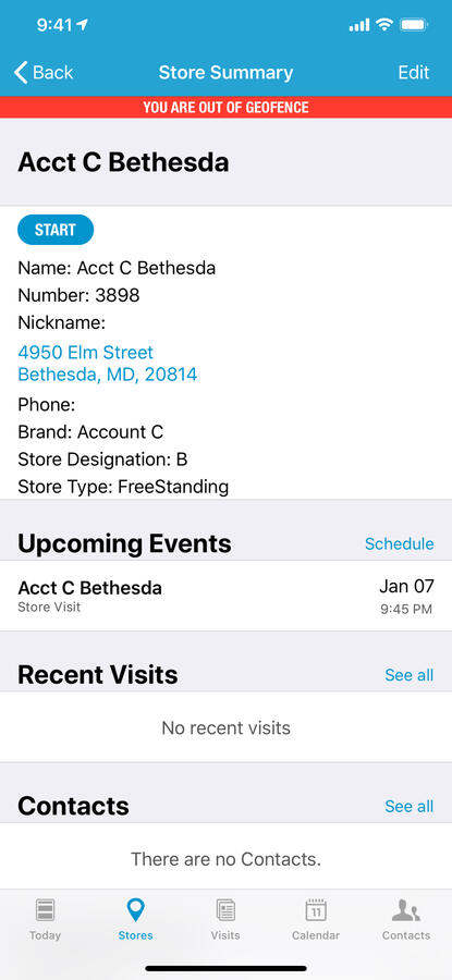 Data Collection App Details Screen